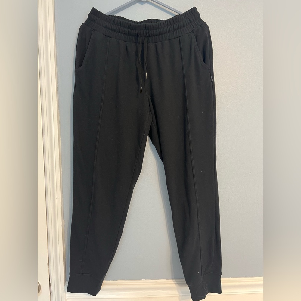 Black Fleece Sweatpants- Size Medium